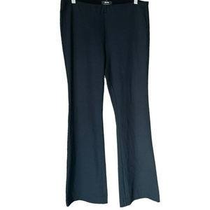 Anthropologie Maeve Black Knit Stretch Pull‎ On Dress Pants Womens M